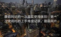 蘑菇网站的一次真实使用体验：第一次使用时的上手难度记录，蘑菇网片
