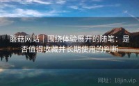蘑菇网站｜围绕体验展开的随笔：是否值得收藏并长期使用的判断