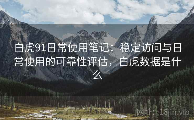 白虎91日常使用笔记：稳定访问与日常使用的可靠性评估，白虎数据是什么