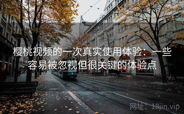 樱桃视频的一次真实使用体验：一些容易被忽视但很关键的体验点