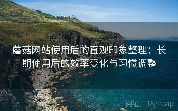 蘑菇网站使用后的直观印象整理：长期使用后的效率变化与习惯调整