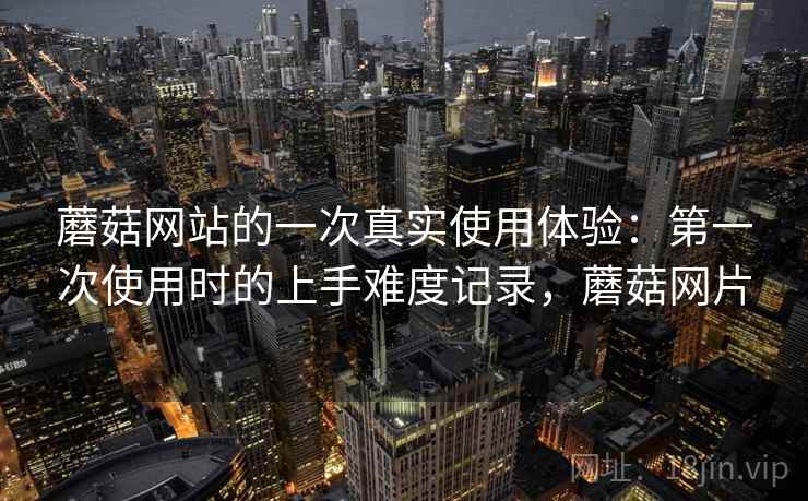 蘑菇网站的一次真实使用体验：第一次使用时的上手难度记录，蘑菇网片